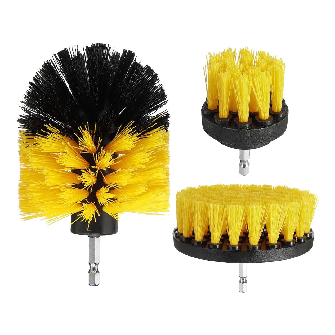 Brosse de Perceuse - pack de 3 (MI-DURE)