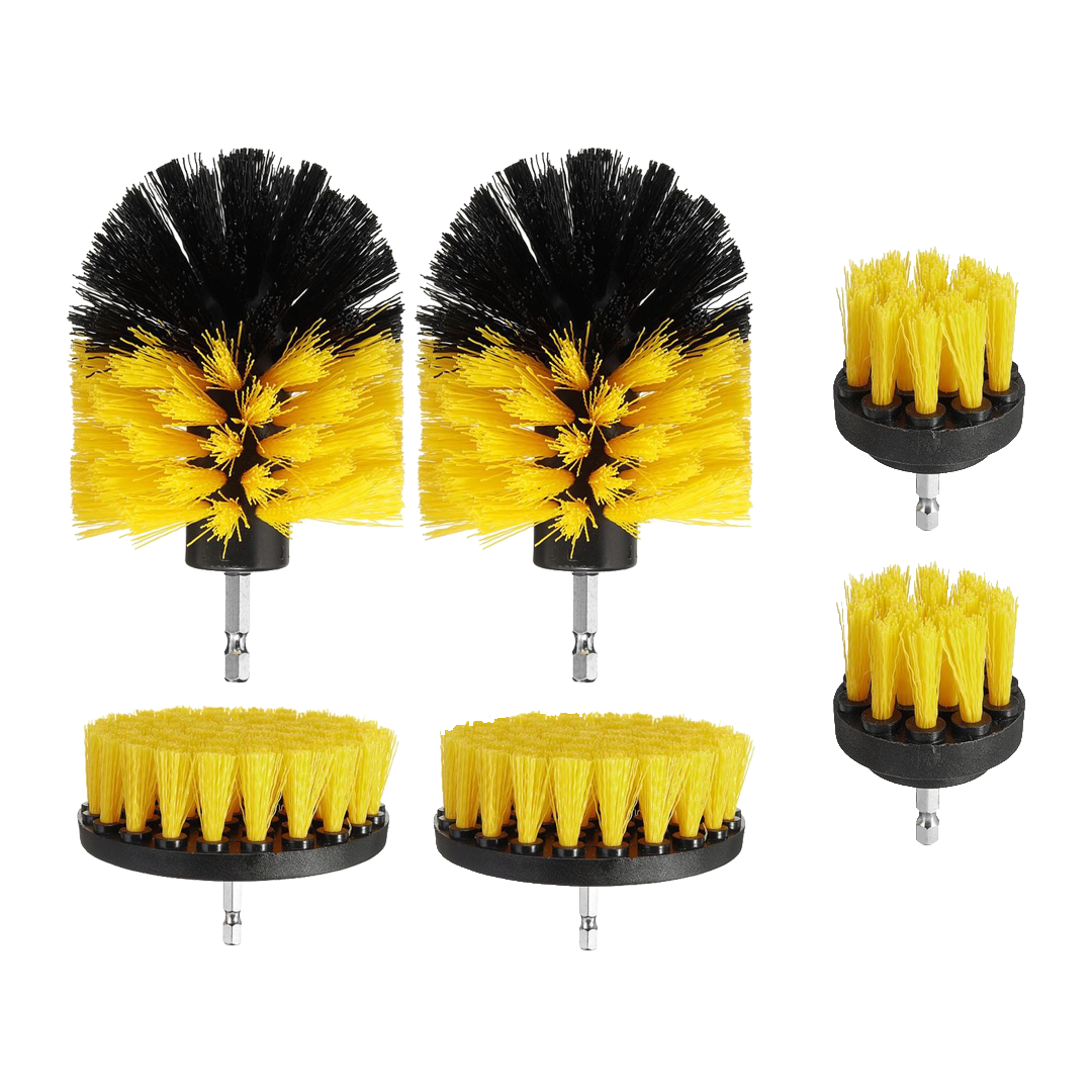 Brosse de Perceuse - pack de 6 (MI-DURE)